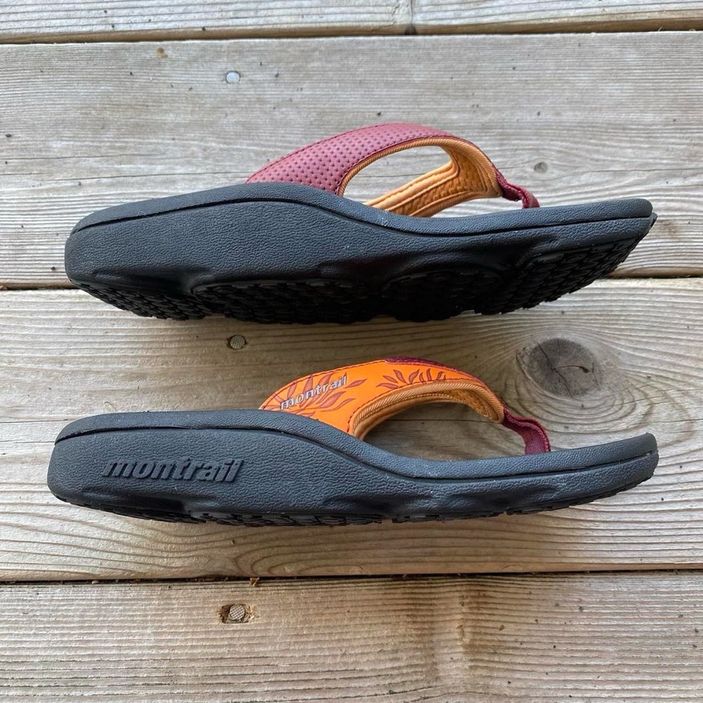 Montrail Molokini Sandal in Black, Pink, & Orange Gorpcore Outdoor Granola Sz 5